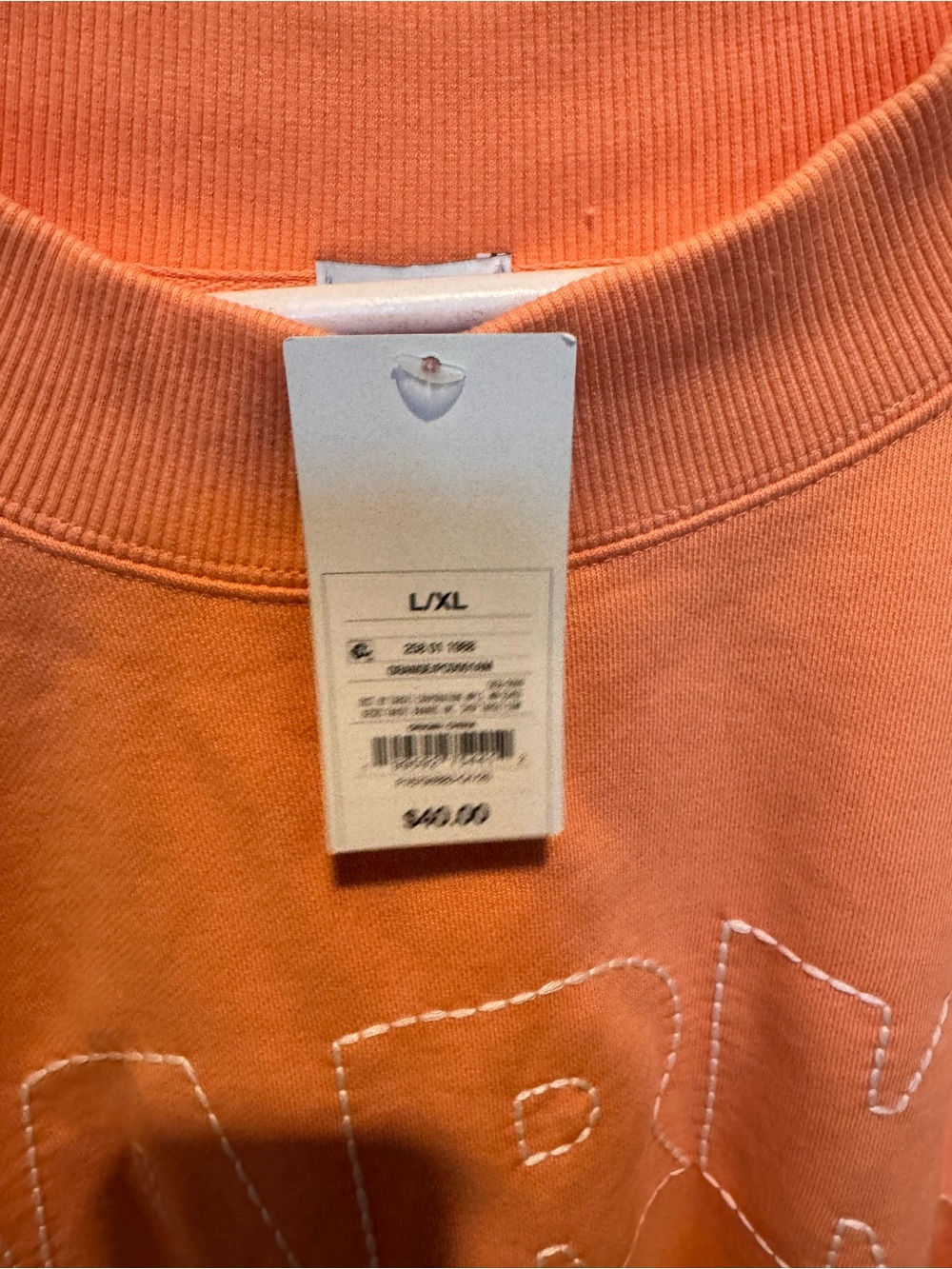 Coral Pink Mockneck sweatshirt - Picture 2 of 3